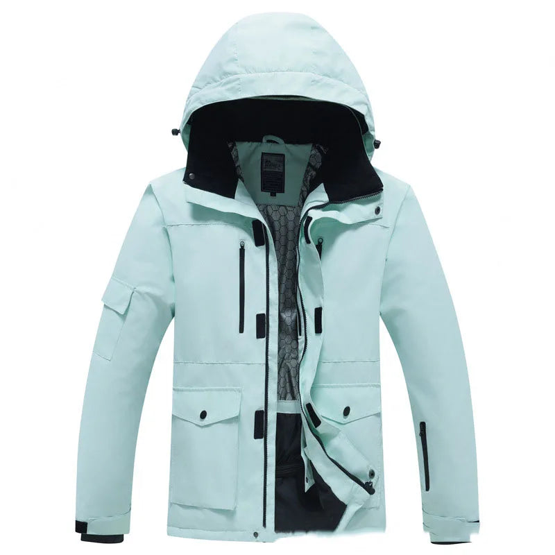 Waterproof Windproof Ski Jacket for Men and Women-3