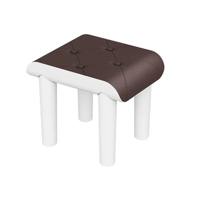 Multi-Functional Portable Office Footrest & Stackable Stool – L-Brown-0