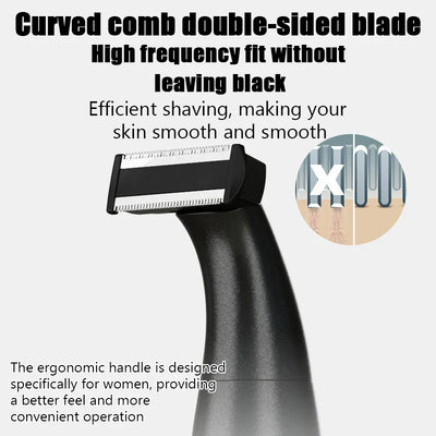 Precision Body And Intimate Area Shaver USB C Rechargeable Wet & Dry Black-4