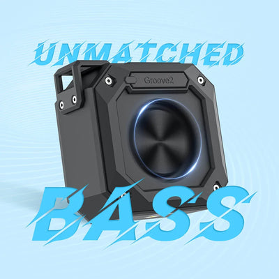 Groove Bluetooth Portable Speaker with Dual EQ (Black)-4