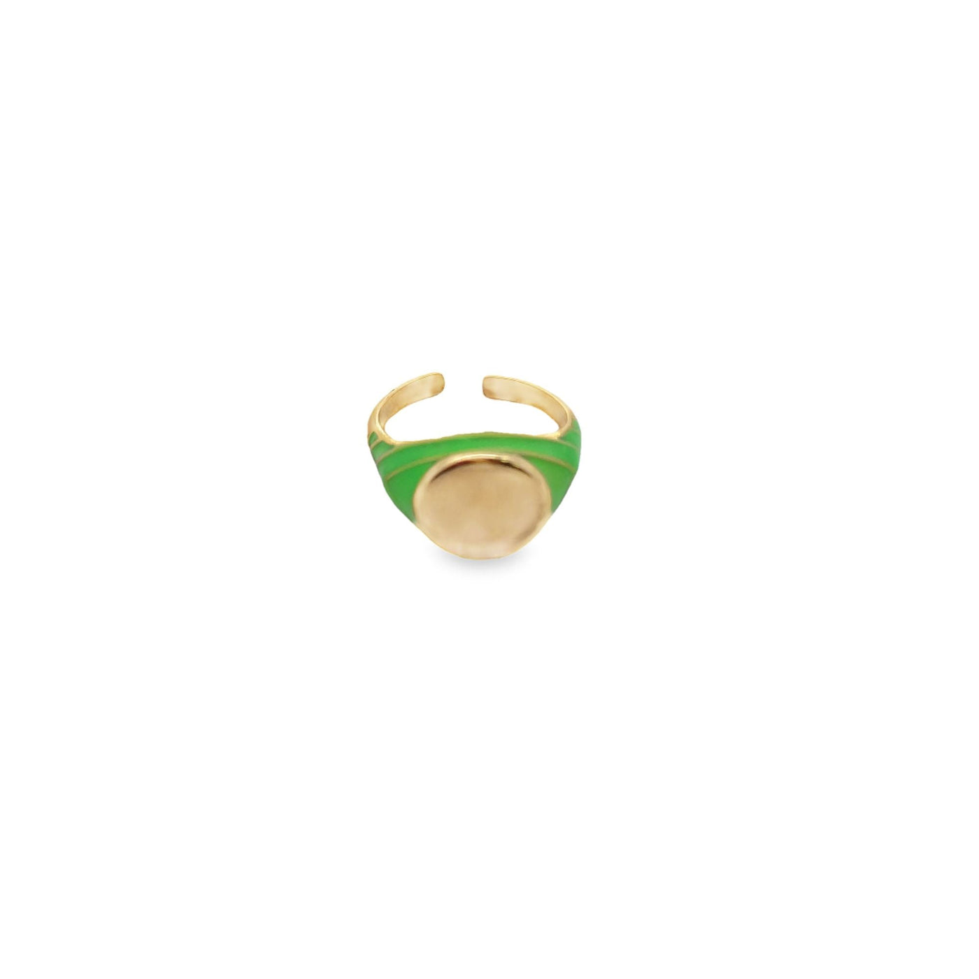 Enamel Ring Adjustable Stackable Rings-1