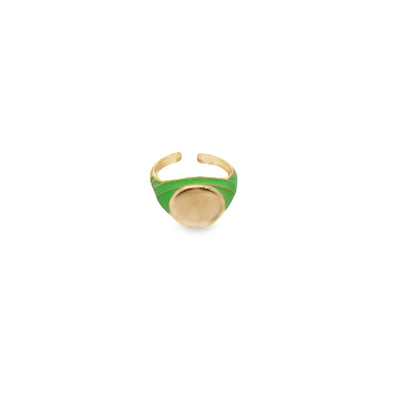 Enamel Ring Adjustable Stackable Rings-1