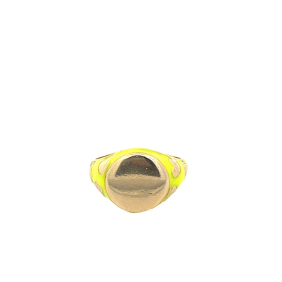 Enamel Ring Adjustable Stackable Rings-3