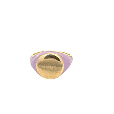 Enamel Ring Adjustable Stackable Rings-5