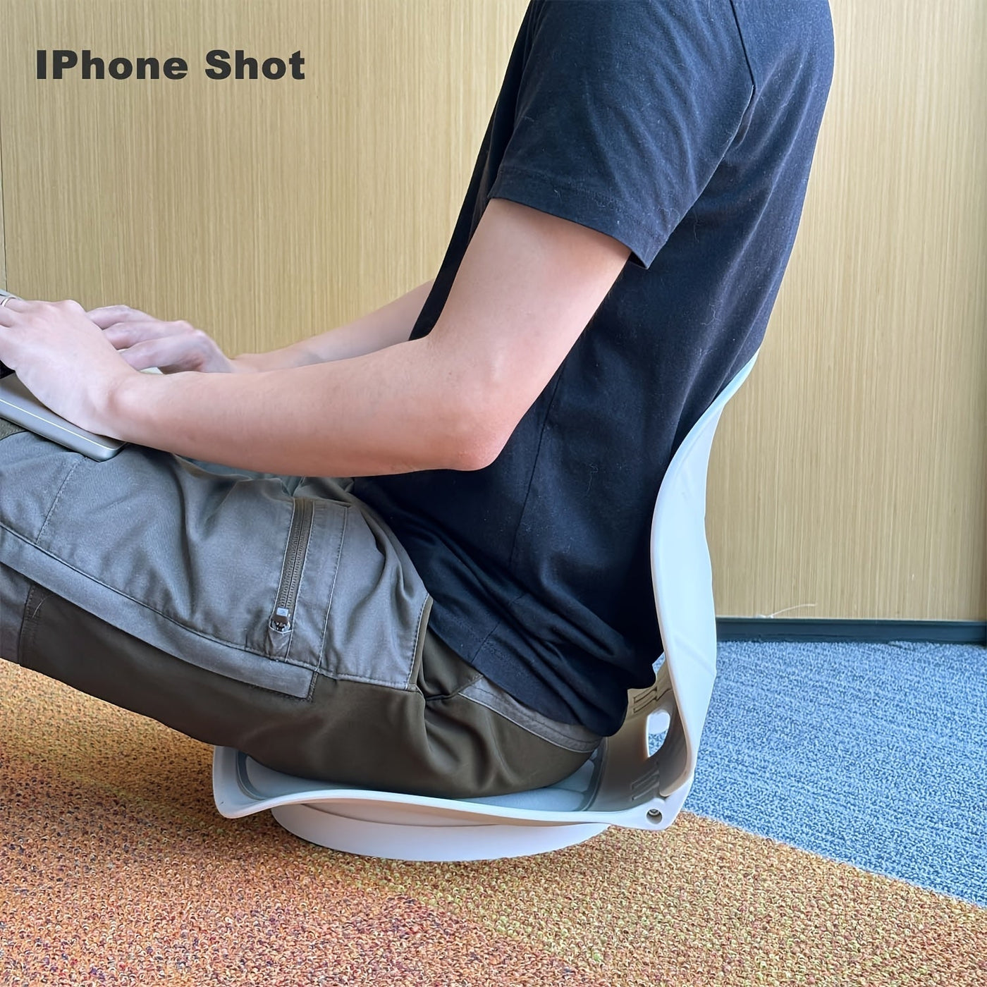 Lumbar Support Cushion Folding Rotatable Back Pillow-3