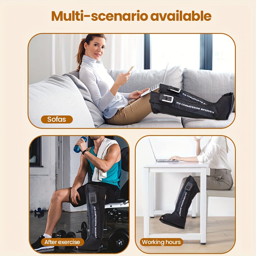 Air Wave Leg Massager with 3D Compression Therapy-4