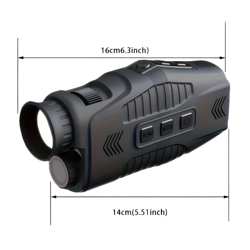 10X Digital Zoom Infrared Monocular with LED Light-2