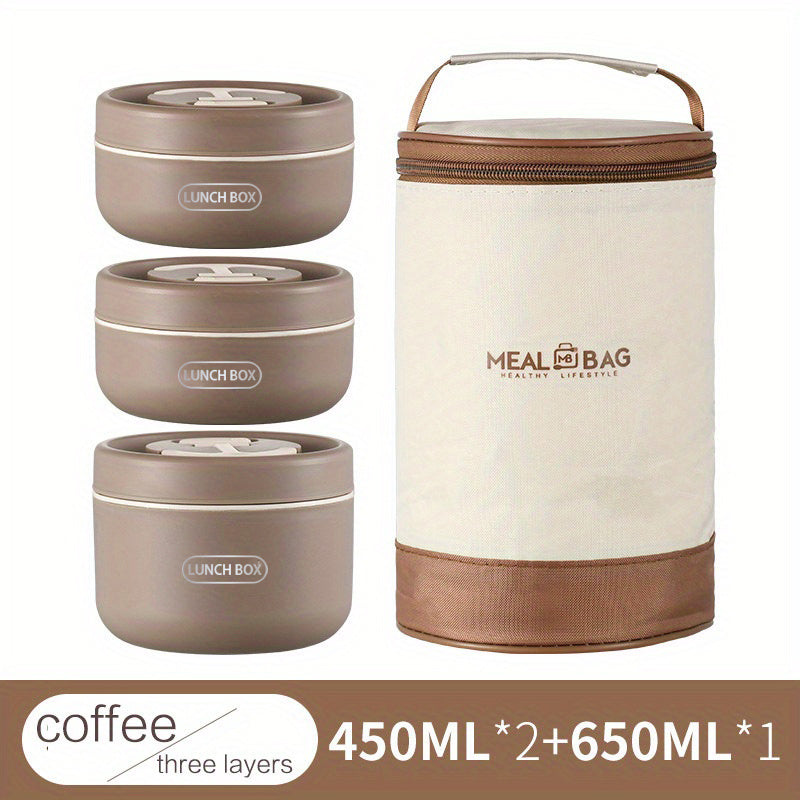 Thermal Lunch Box Stainless Steel Bento-1