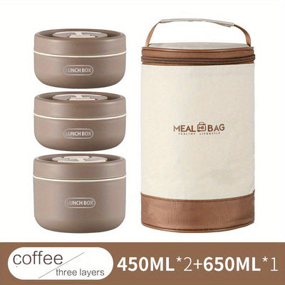 Thermal Lunch Box Stainless Steel Bento-1
