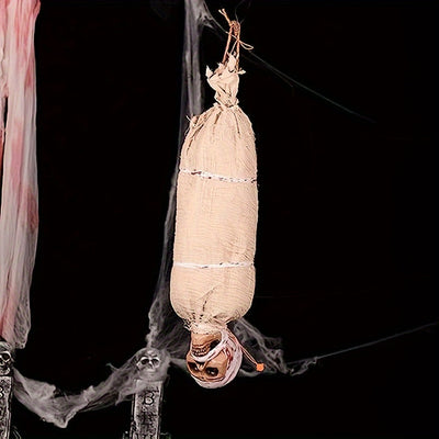 Hanging Mummy – Battery-Powered Fabric Ornament-4