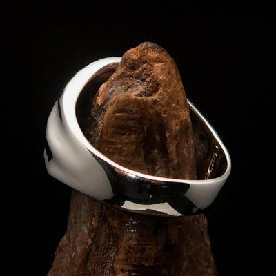 Pegasus Ring, Men's Ring, Corinthian Ring, Pegasus Coin Ring, Greek Drachma Ring, Athena Ring, Coin Ring, Gift for him, Sterling Silver Ring-3