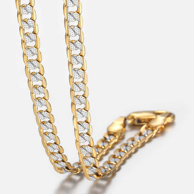Gold Chain Necklace for Men Women Cuban Link Chains Mens Womens Necklaces Wholesale 2019 Fashion Men's Woman Jewelry-0