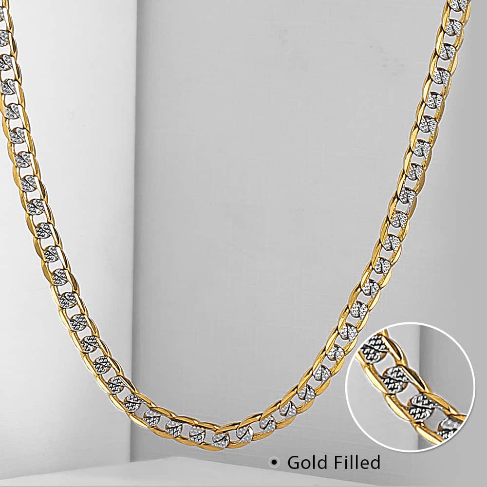 Gold Chain Necklace for Men Women Cuban Link Chains Mens Womens Necklaces Wholesale 2019 Fashion Men's Woman Jewelry-3