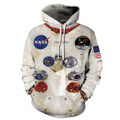 3D Armstrong Space Suite Hoodies Men/Women Casual Spacesuit-3
