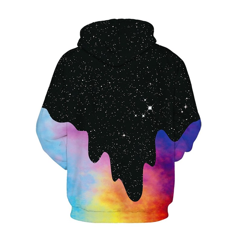 Plus Size Space Galaxy Pour Milk Hoodies Men Women-1