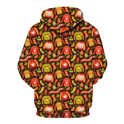 New Style Festival  3D Loose Hoodies Men Women-1