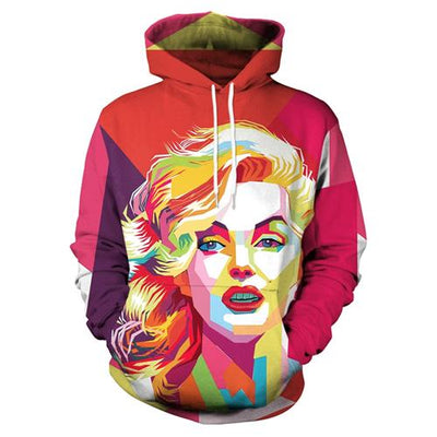Marilyn Monroe Sexy Hoodies 3D Men Women-0