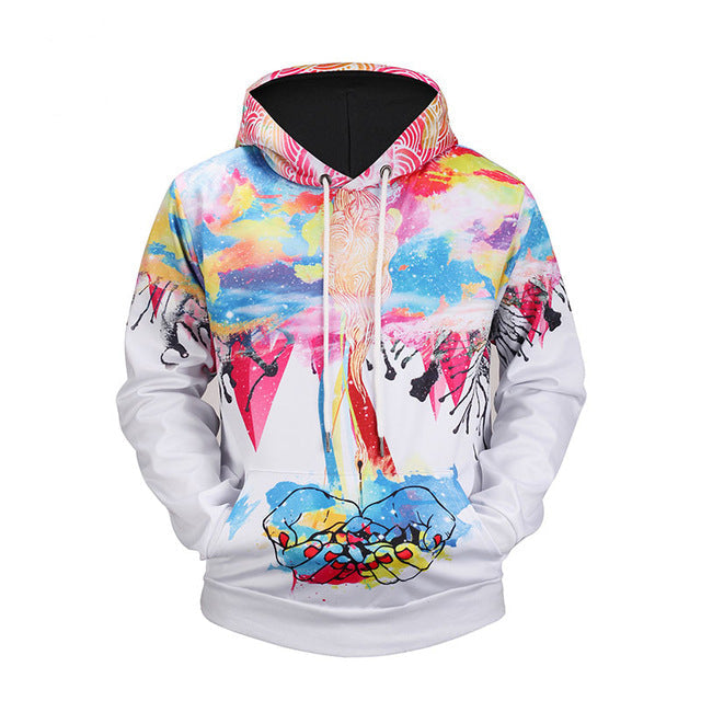 3d print Men/Women  Colorfull Graphic Pullovers-0