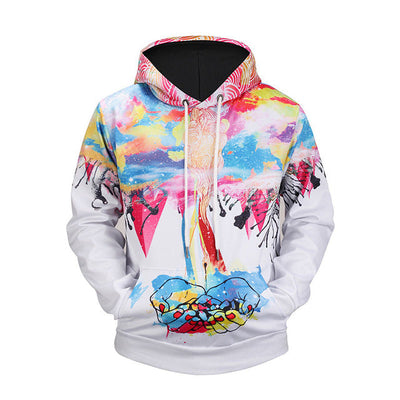 3d print Men/Women  Colorfull Graphic Pullovers-0