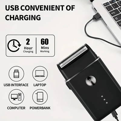 Men’s Grooming Kit USB Rechargeable Clippers (4pcs)-3