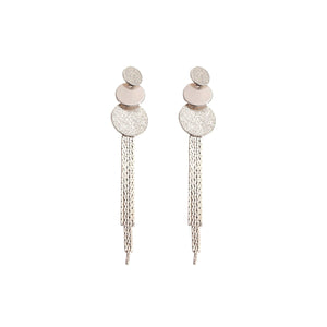 Shine Discs Chandelier Gold Earring-0