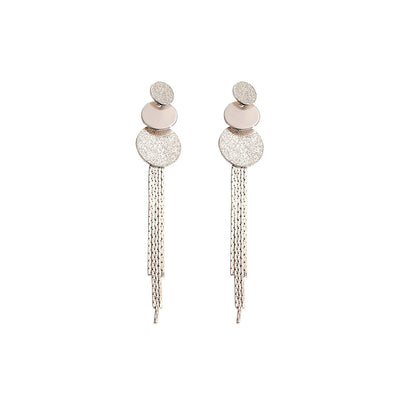 Shine Discs Chandelier Gold Earring-0