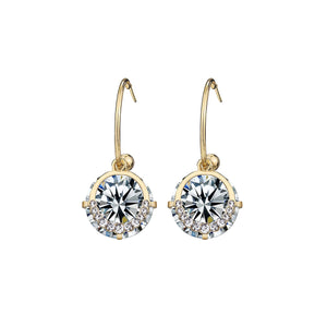 Sundial Gold Earring-0