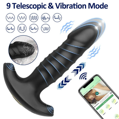 Vibrating Anal Plug for Men and Women-3