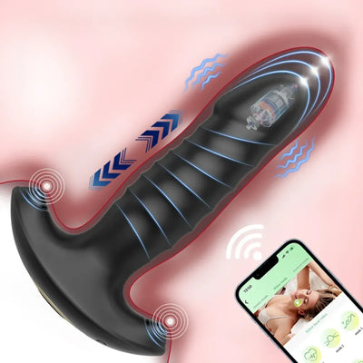 Vibrating Anal Plug for Men and Women-4